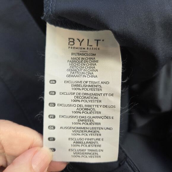 BYLT Ace Jogger Pant 2.0 Mens 40 Navy Cuffed Jogger Performance Pants - Picture 6 of 12